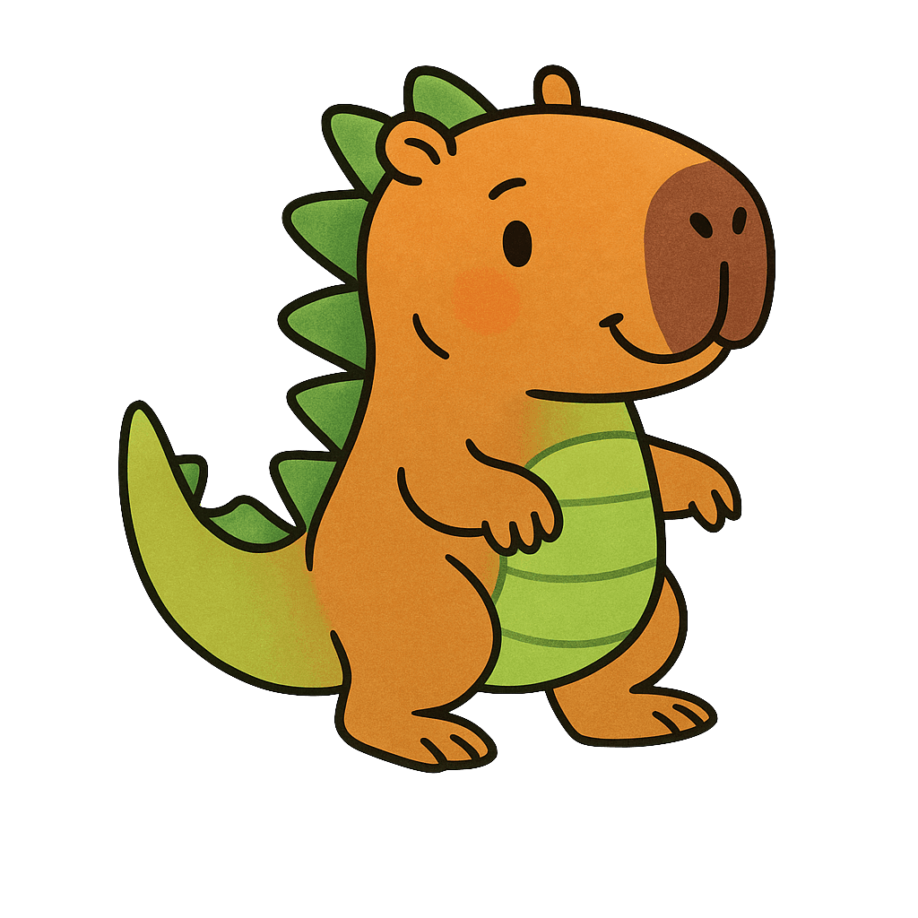 Capysaurus mascot