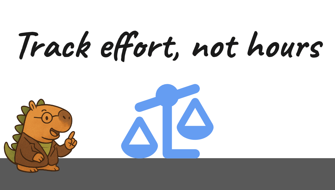 Professor Capysaurus breaking free from a clock