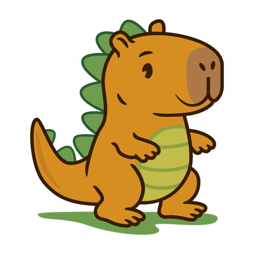 Capysaurus mascot